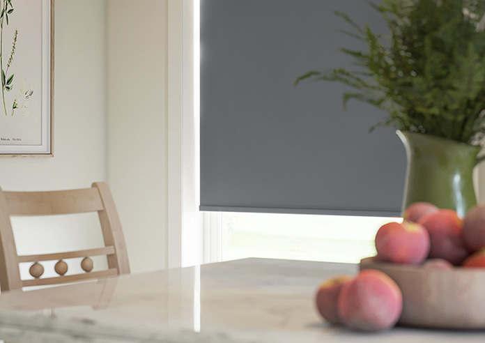 Trapani (Blackout), Chambray - Roller Blind - Image 5